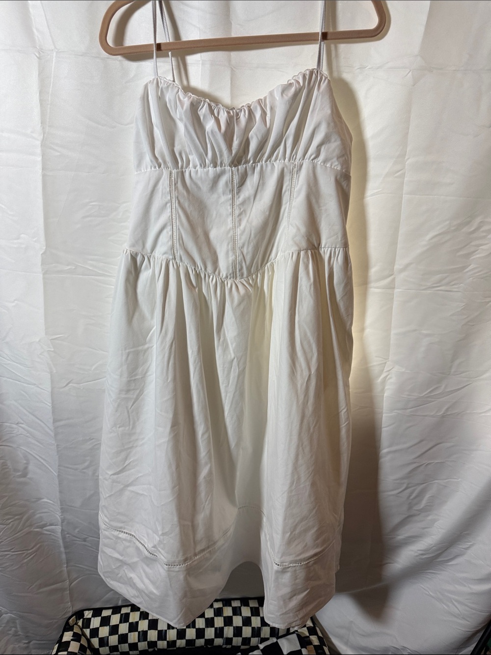 a new day White Spaghetti-Strap Sundress